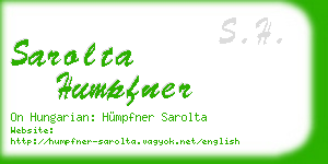 sarolta humpfner business card